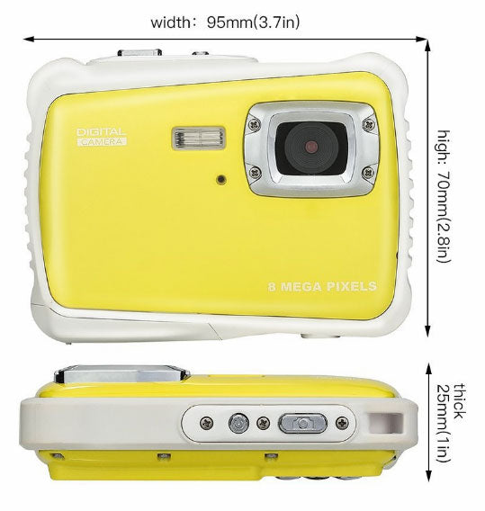 UNTERWASSERKAMERA MIT 8 MEGAPIXELN
