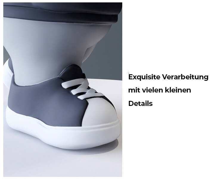 XXL Panda mit Luftballon - Luxus Wohndekoration