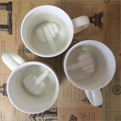 Mittelfinger Kaffeetasse