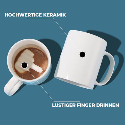 Mittelfinger Kaffeetasse