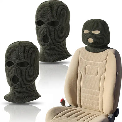2er SET - Lustige Gangster Maske Kopfstützenüberzug