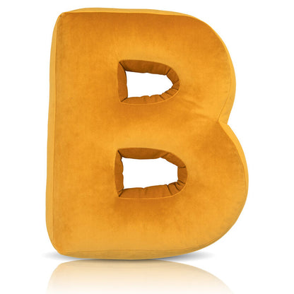 Buchstabenkissen Velours