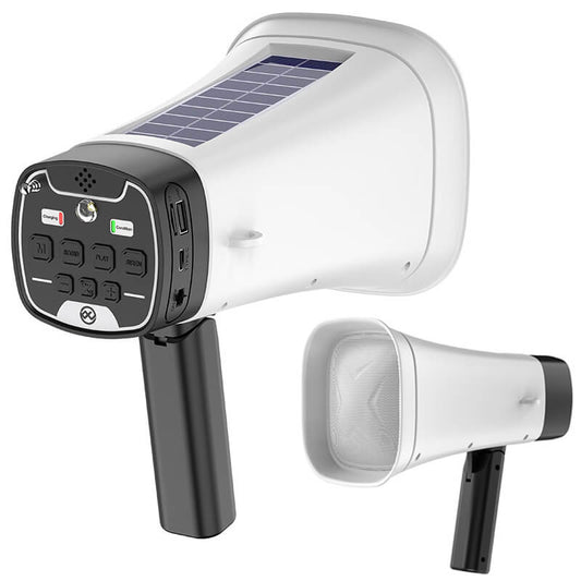 SolarPowerVoice Pro – Multifunktionales Megafon mit Solarladung