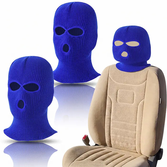 2er SET - Lustige Gangster Maske Kopfstützenüberzug