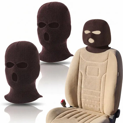 2er SET - Lustige Gangster Maske Kopfstützenüberzug