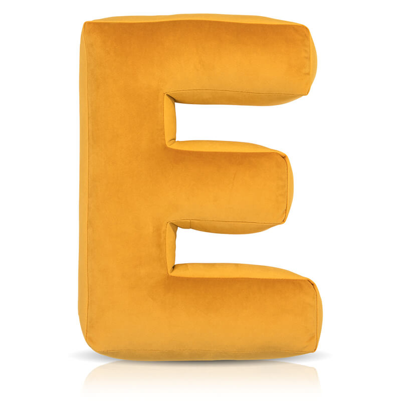 Buchstabenkissen Velours