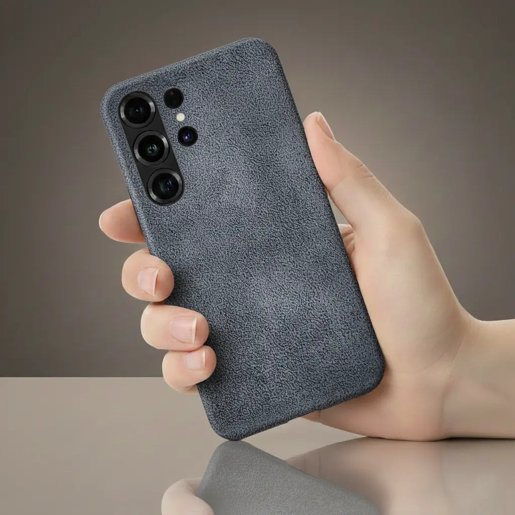 Alcantara®-Leder Premium Handyhülle für Samsung Galaxy S24/25 Ultra bayondo