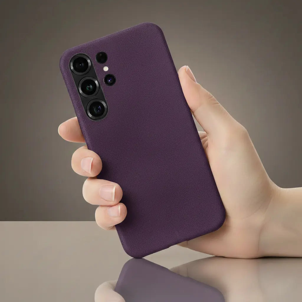 Alcantara®-Leder Premium Handyhülle für Samsung Galaxy S24/25 Ultra bayondo