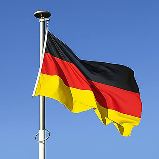 Deutschland Flagge mit Ösen