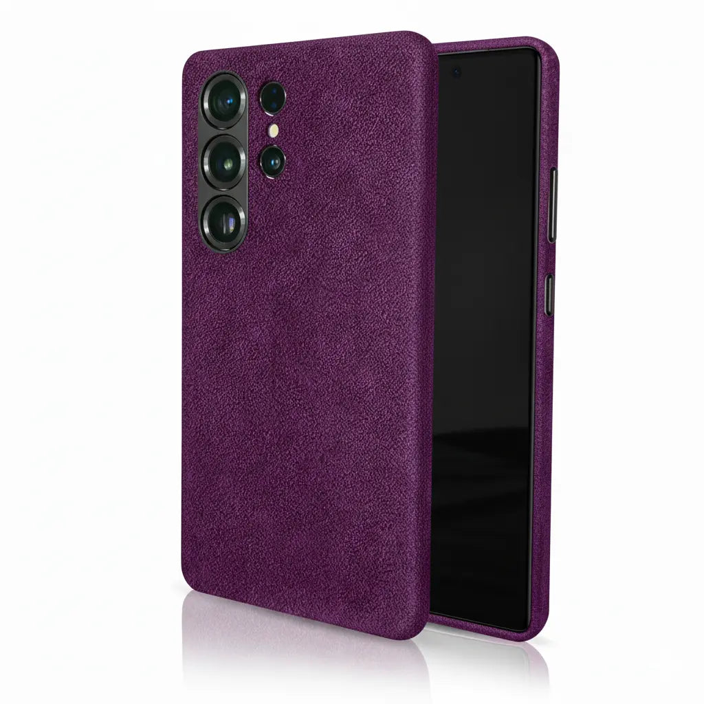 Alcantara®-Leder Premium Handyhülle für Samsung Galaxy S24/25 Ultra bayondo