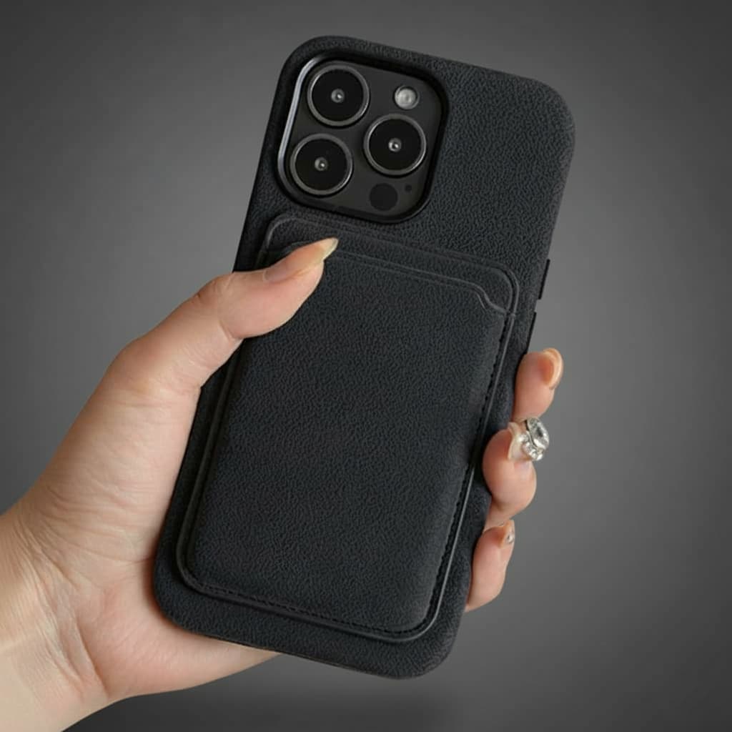 Alcantara® Leder Premium Handyhülle für iPhone 14–17 bayondo