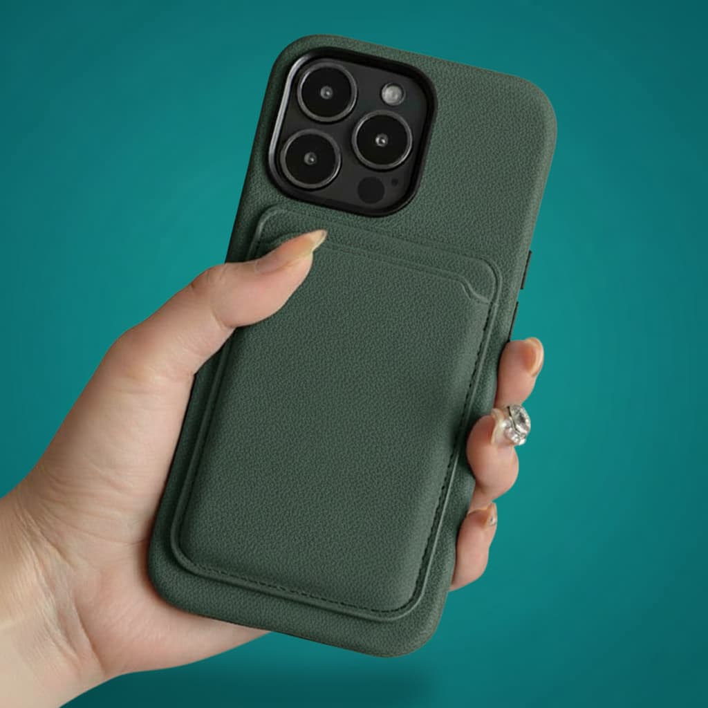 Alcantara® Leder Premium Handyhülle für iPhone 14–17 bayondo