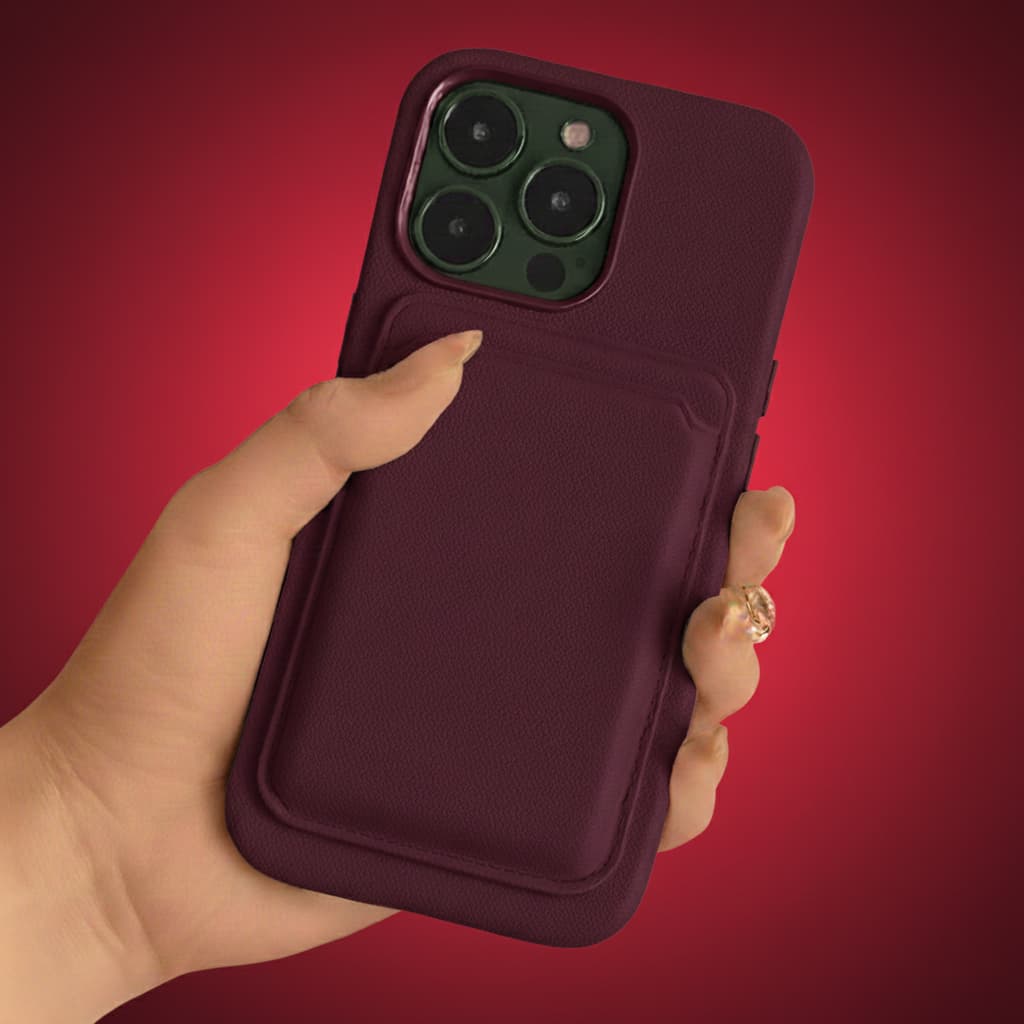 Alcantara® Leder Premium Handyhülle für iPhone 14–17 bayondo