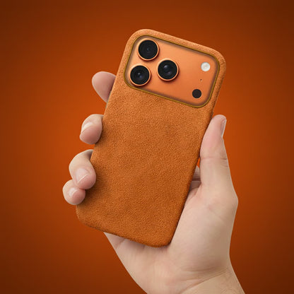 Alcantara® Leder Premium Handyhülle für iPhone 14–17 bayondo