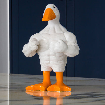 Lustige Bodybuilder Ente (15cm)