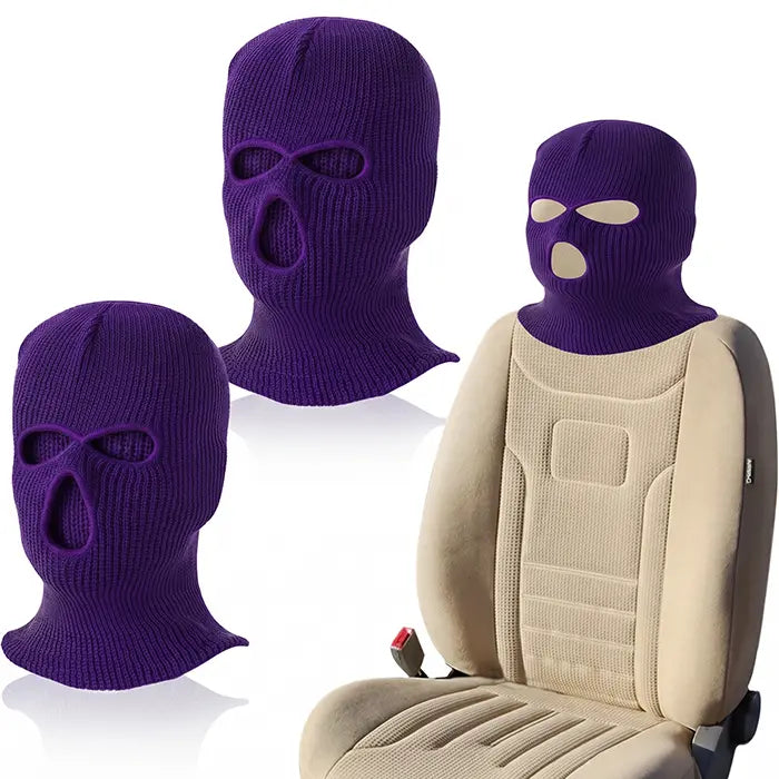 2er SET - Lustige Gangster Maske Kopfstützenüberzug