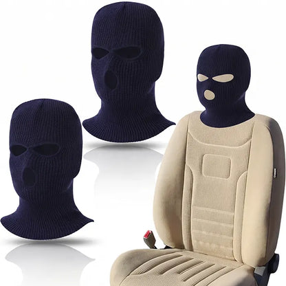 2er SET - Lustige Gangster Maske Kopfstützenüberzug