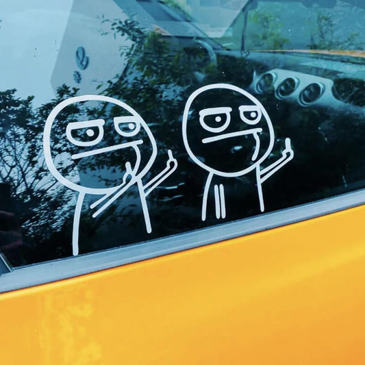 "FYOU BOYZ" Autofenster-Aufkleber (4 Paar-Set)