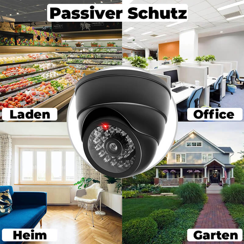 📹 Fake Überwachungskamera mit LED-Licht