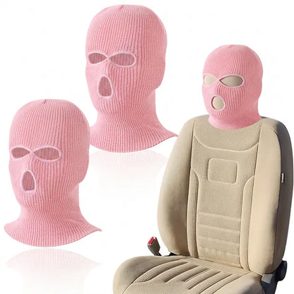 2er SET - Lustige Gangster Maske Kopfstützenüberzug