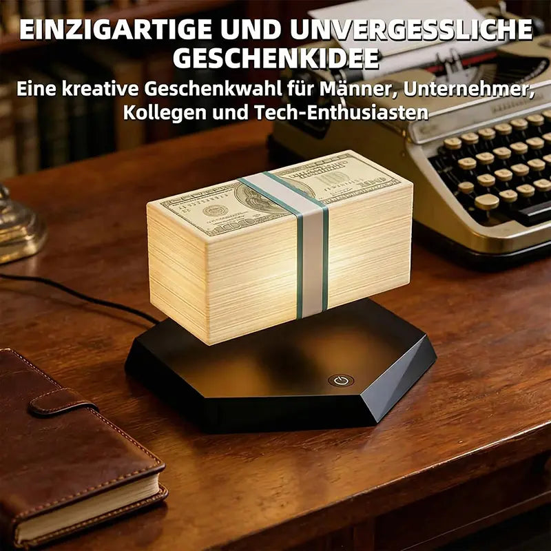 Detailgetreue GTA V Merchandise Lampe: Schwebendes Geld-Bündel mit realistischer Textur.
