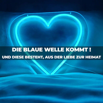 "AfD" LED-Neonschild 40x28cm (USB)