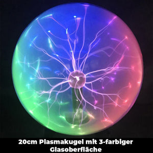 XXL (20cm) Plasmakugellampe Sound & Touch interaktiv