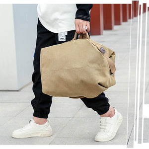 Stylischer Vintage Canvas Seesack Rucksack