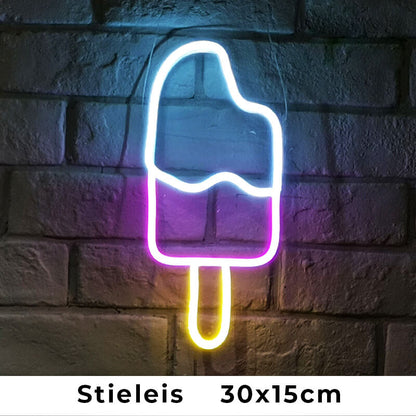 "NEON STYLE" LED-Schilder mit USB Anschluss