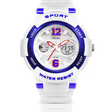 White blue