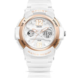 White / bronze