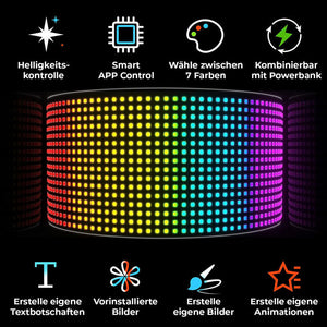Flexibler USB LED-Bildschirm FLEX in 3 Größen