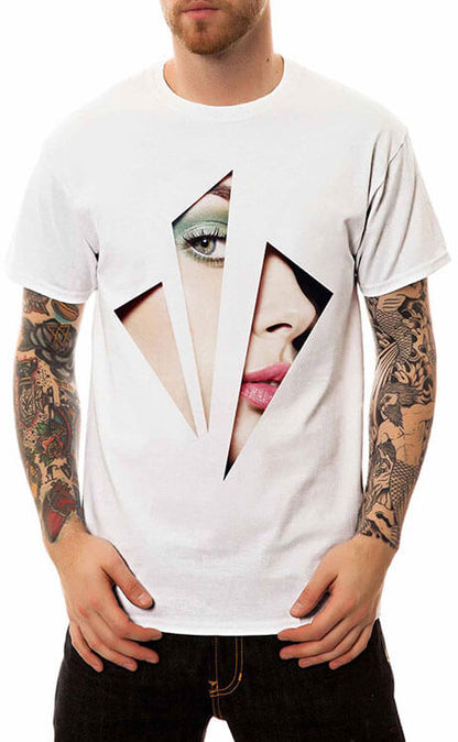 Split-Face Shirt