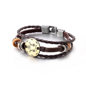 STERNZEICHEN Lederarmbänder Unisex