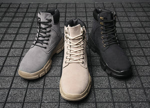 Klassische Frauen Leder-Winterboots