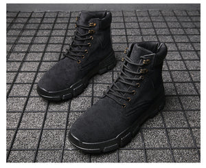 Klassische Frauen Leder-Winterboots