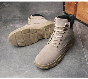 Klassische Frauen Leder-Winterboots
