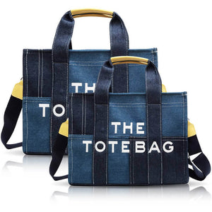 "THE TOTE BAG" Schultertasche im Jeans-Stil für Frauen in Klein & Groß
