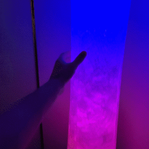 LED-Regenbogen-Wohnzimmerlampe mit Fernbedienung & APP