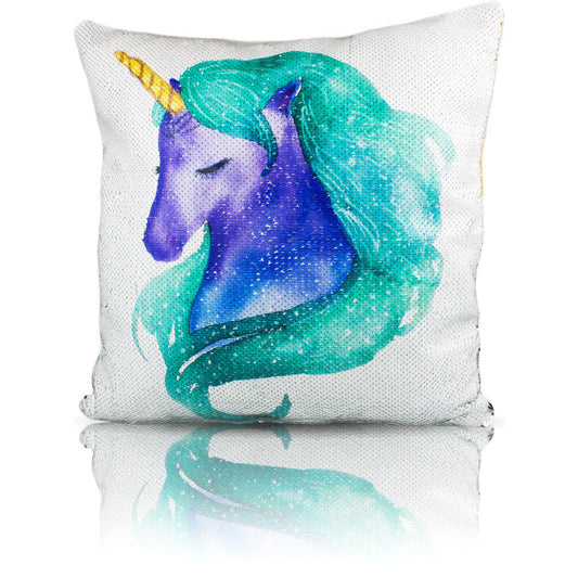 Unicorn® dekorative Design Kissen Paillettenbezüge 40 cm x 40 cm