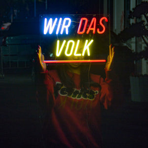WIR DAS VOLK • FAUST • WIDERSTAND - USB LED Schilder