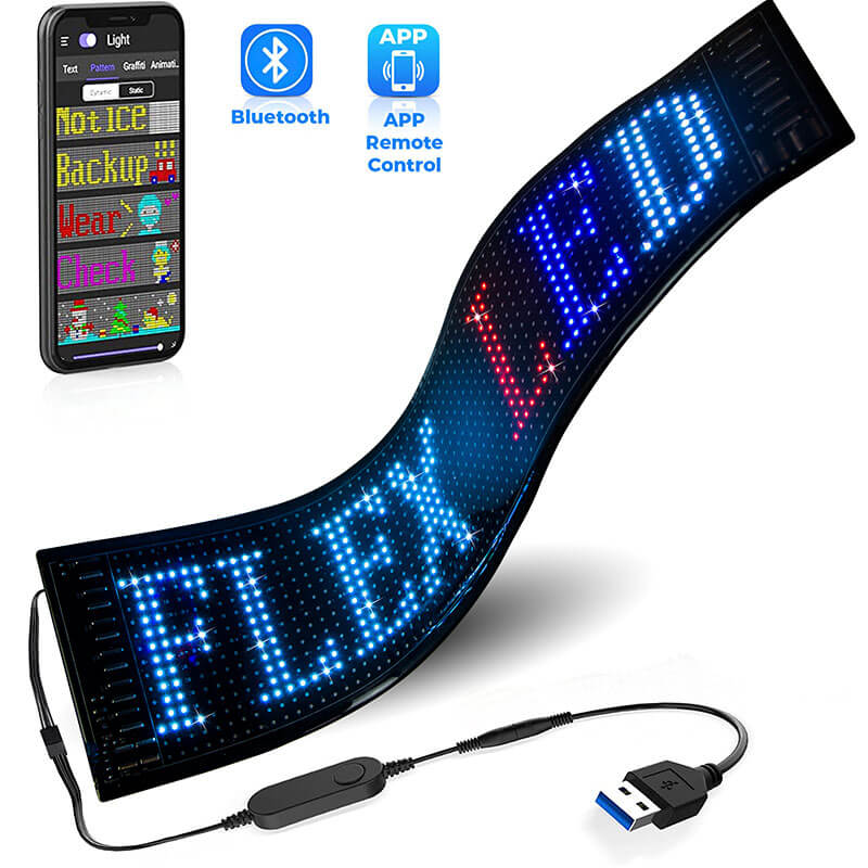Flexibler USB LED-Bildschirm FLEX in 3 Größen