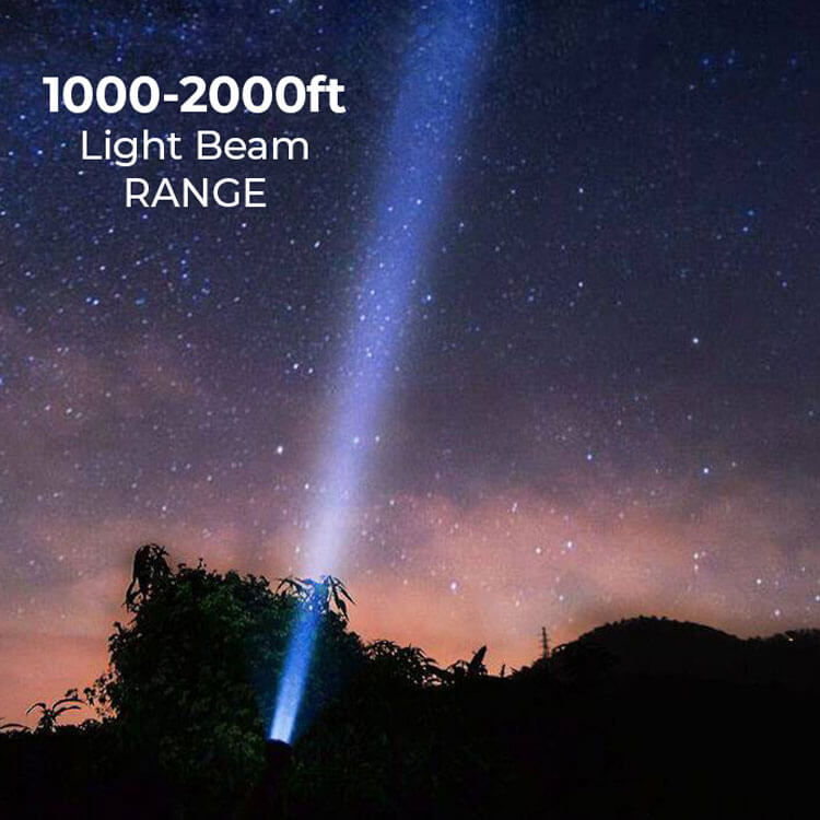 ALONEFIRE - Extrem Helle Taschenlampe (50000 Lumen)
