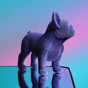 Dekorative Französische Bulldogge Figuren