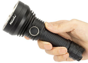 ALONEFIRE - Extremely Bright 50,000 Lumens Flashlight 40x Light Zoom with a range of 2000 feets (free shipping)