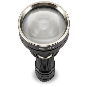 ALONEFIRE - Extrem Helle 50000 Lumen Scheinwerfer-Taschenlampe 40x-Facher Licht Zoom bis zu 1000 m Reichweite