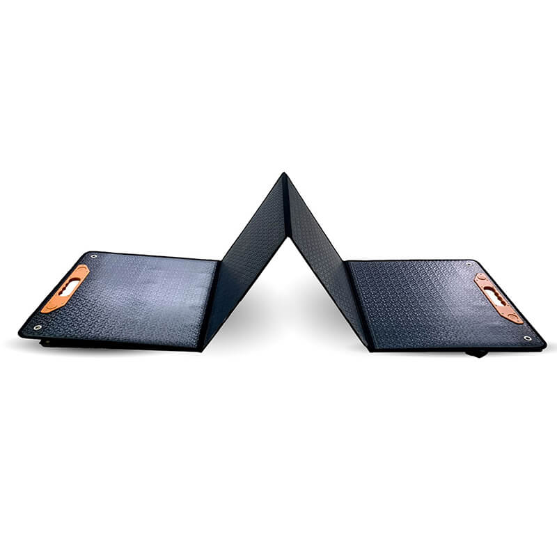 SUNPRO 300Watt 12V Monokristalline Outdoor-Solarpanel - Integrierte Anschlüsse, Faltbar, mit Tragegriffen und Standfüßen