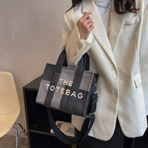 "THE TOTE BAG" Schultertasche im Jeans-Stil für Frauen in Klein & Groß
