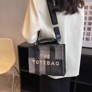 "THE TOTE BAG" Schultertasche im Jeans-Stil für Frauen in Klein & Groß