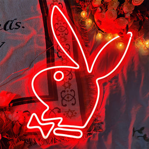 LED Neon Schild "BUNNY" in ROT ▫️ PINK ▫️ LILA